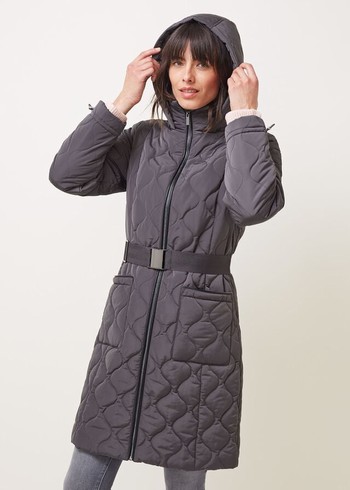 Phase Eight Danny Quilted Puffer Coats Grey USA | 1593470-SG